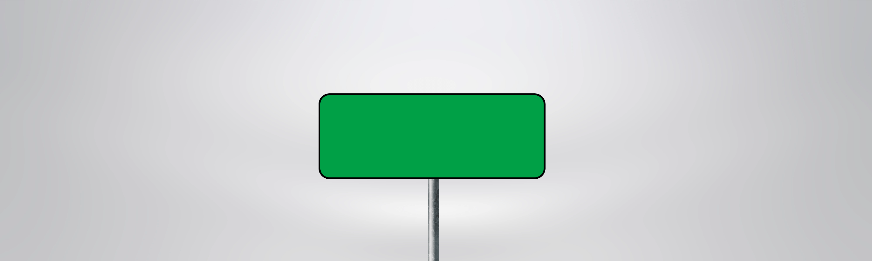 Traffic Signs - What does a sign with a white message on a green background indicate?